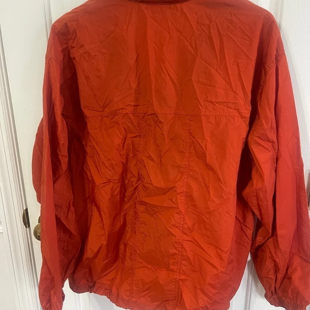Vintage 90s Nike Medium Windbreaker Jacket Swoosh Orange